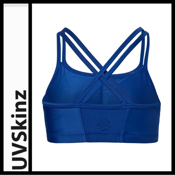 NWOT UV Skinz Women’s Crisscross Swim Bra - Picture 2 of 9